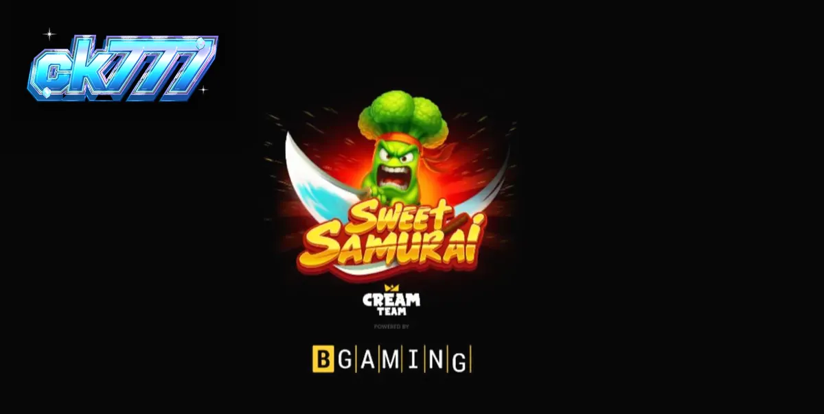 O Broccoli Samurai observando as bobinas coloridas do slot Sweet Samurai em um dispositivo móvel.